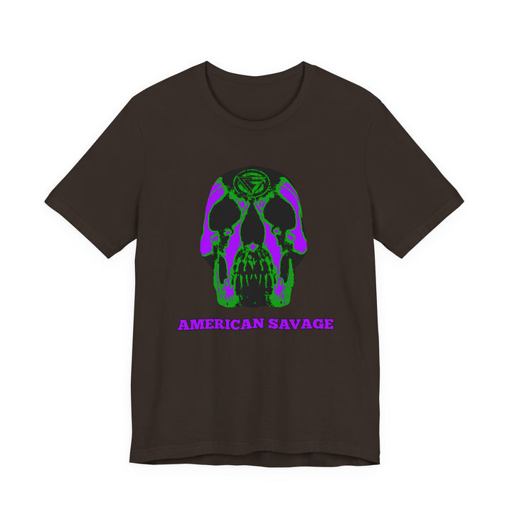 SKULLATOR PURPLE GREEN  /AMERICAN SAVAGE
