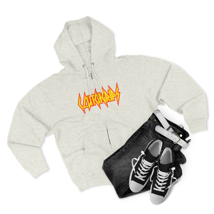 CG ANGRY DOG GOLD RED /LIFT OR DIE ZIP UP