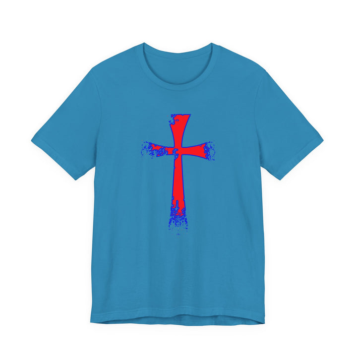 CG CRUSADER FAITH SHIRT RED BLUE