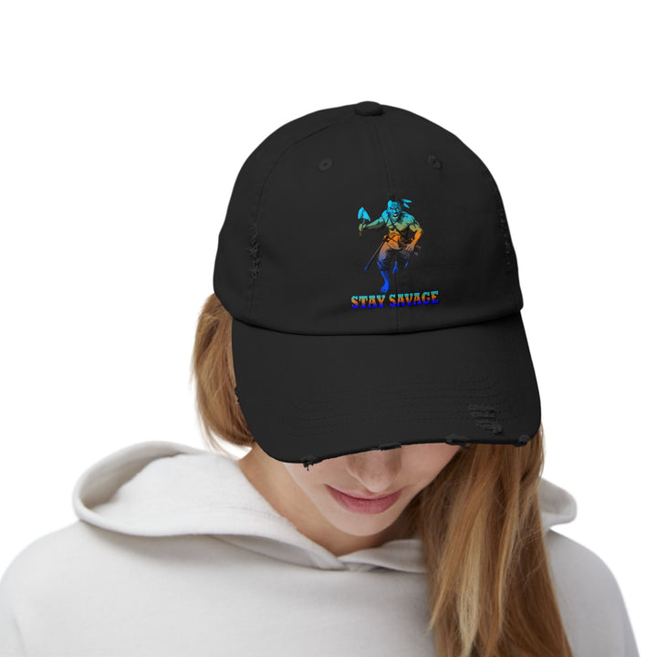 MAC BRAVE BLUE ORANGE AQUA /STAY SAVAGE CAP