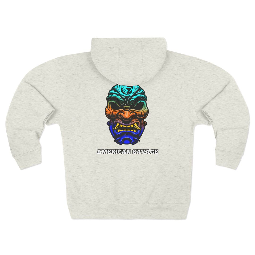 SAMURAI MAC BLUE ORANGE AQUA /AMERICAN SAVAGE ZIP UP