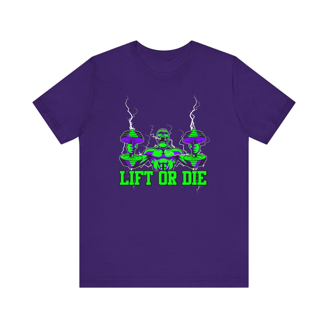 RIDE THE LIGHTNING PURPLE GREEN /LIFT OR DIE