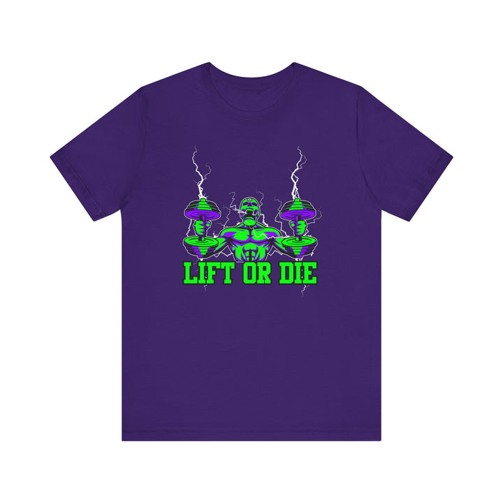RIDE THE LIGHTNING PURPLE GREEN /LIFT OR DIE