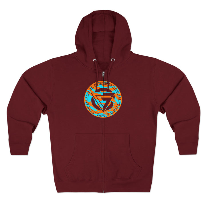 LIONHEART MIAMI COLORS /LIFT OR DIE ZIP UP