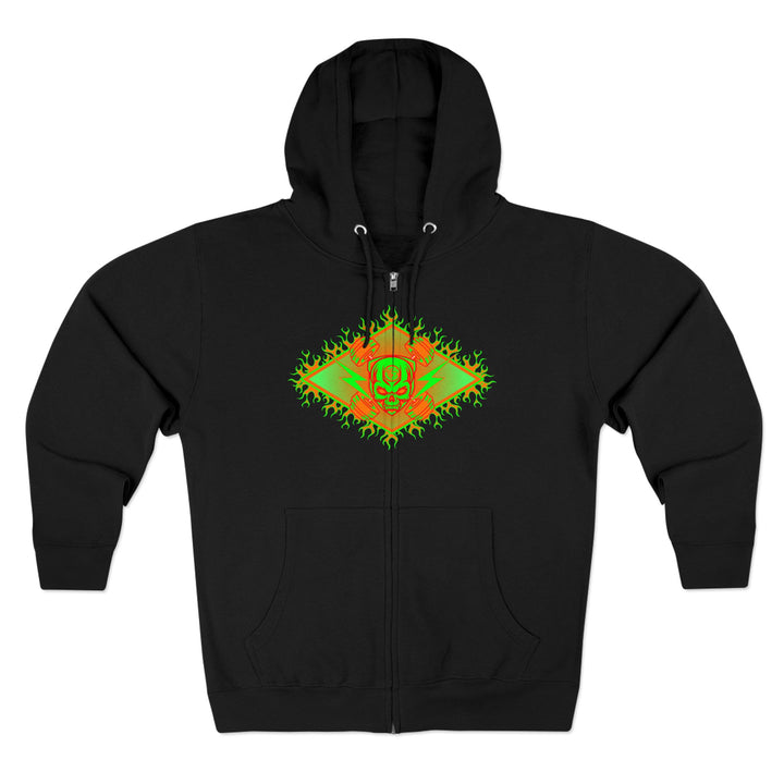 CG LIFT KICK ORANGE GREEN/LIFT HARDER ZIP UP