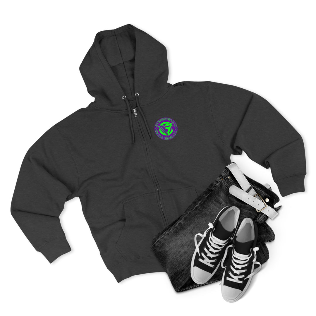 CG TIGER VS TIGER PURPLE GREEN /STAY SAVAGE ZIP UP