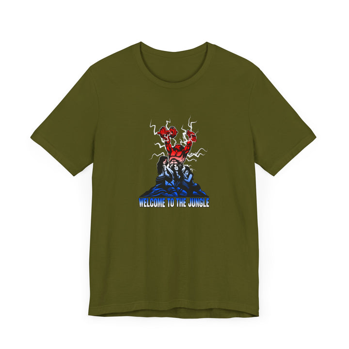 CG CONFIDENCE RED WHITE BLUE FADE /WELCOME TO THE JUNGLE