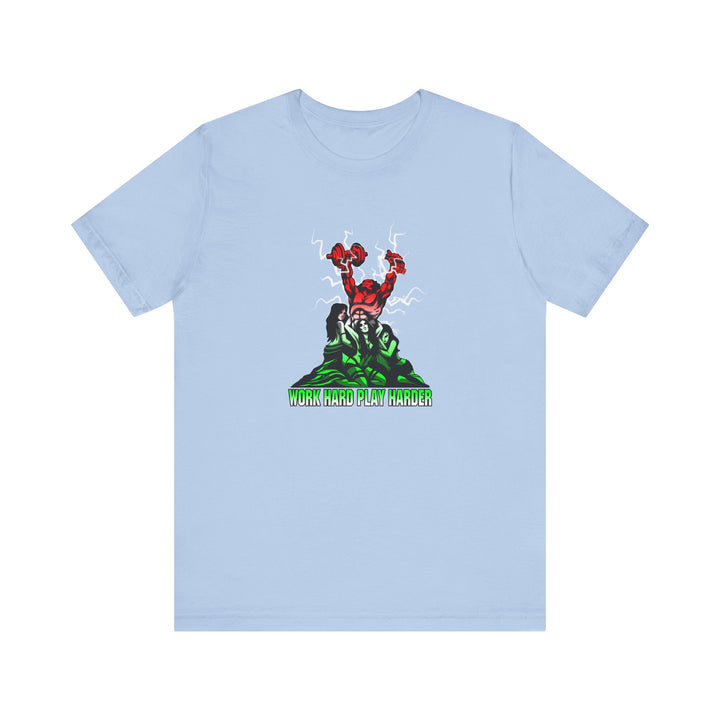 CG CONFIDENCE RED WHITE GREEN FADE /WORK HARD PLAY HARDER