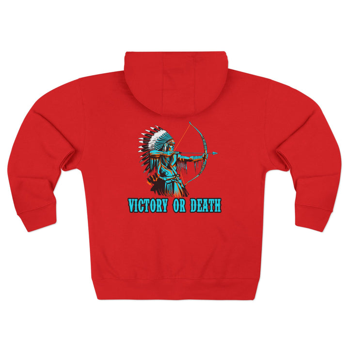 CG BIG MAC CHIEF AQUA ORANGE/VICTORY OR DEATH ZIP UP