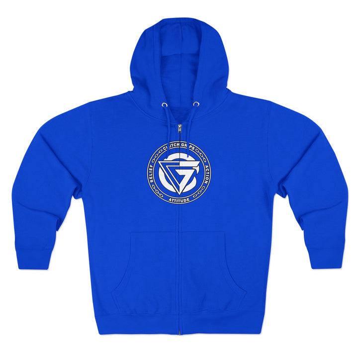 CG MAC JUMP WHITE /AMERICAN SAVAGE ZIP UP