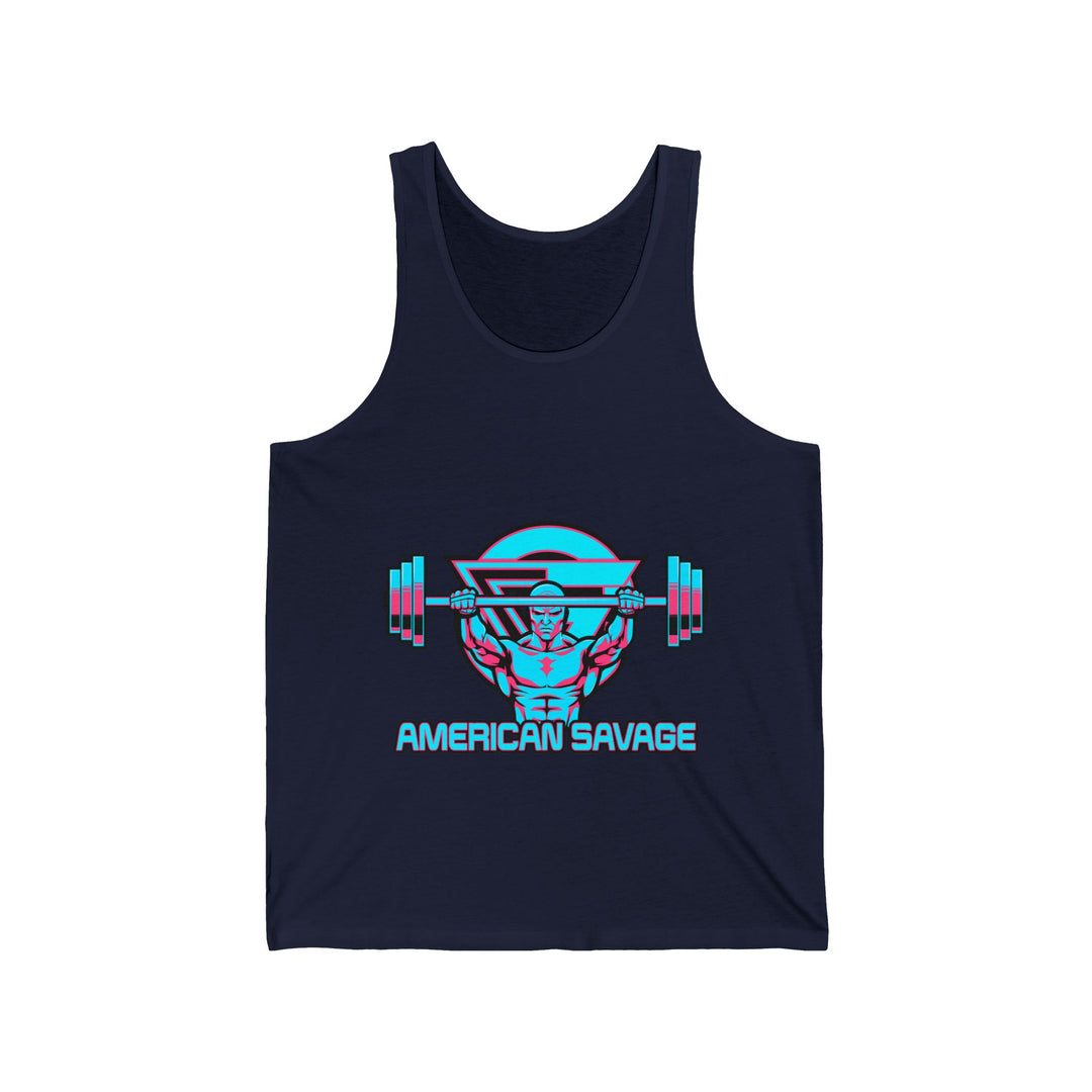 ENTER THE MAC AQUA PINK TANK/AMERICAN SAVAGE