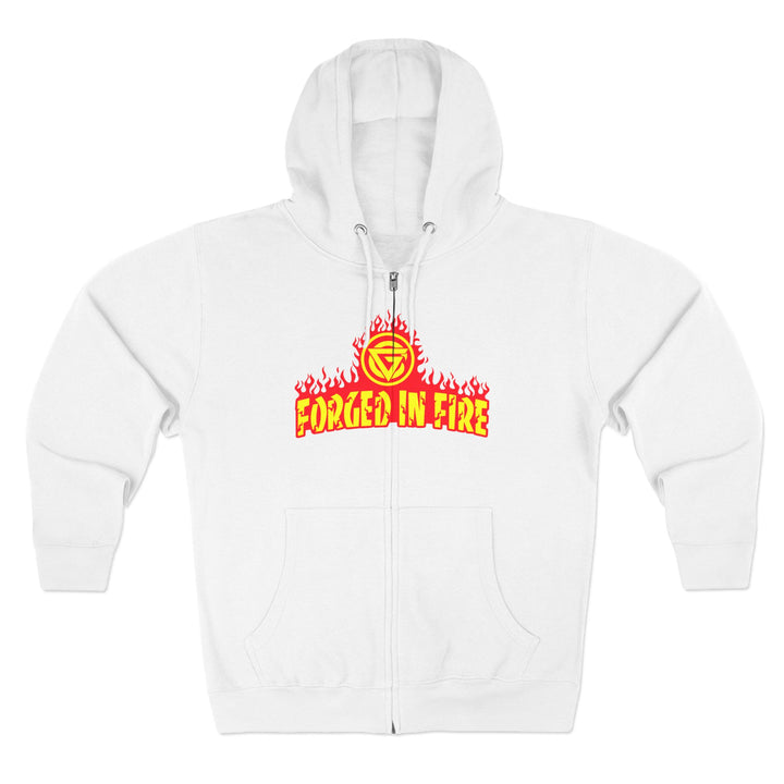 CG DBL SKULL BELL RED GOLD/READY FOR WAR  ZIP UP