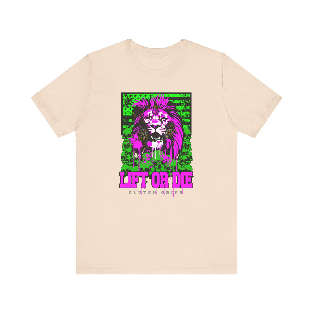 LION HEART PURPLEGREEN/LIFT OR DIE