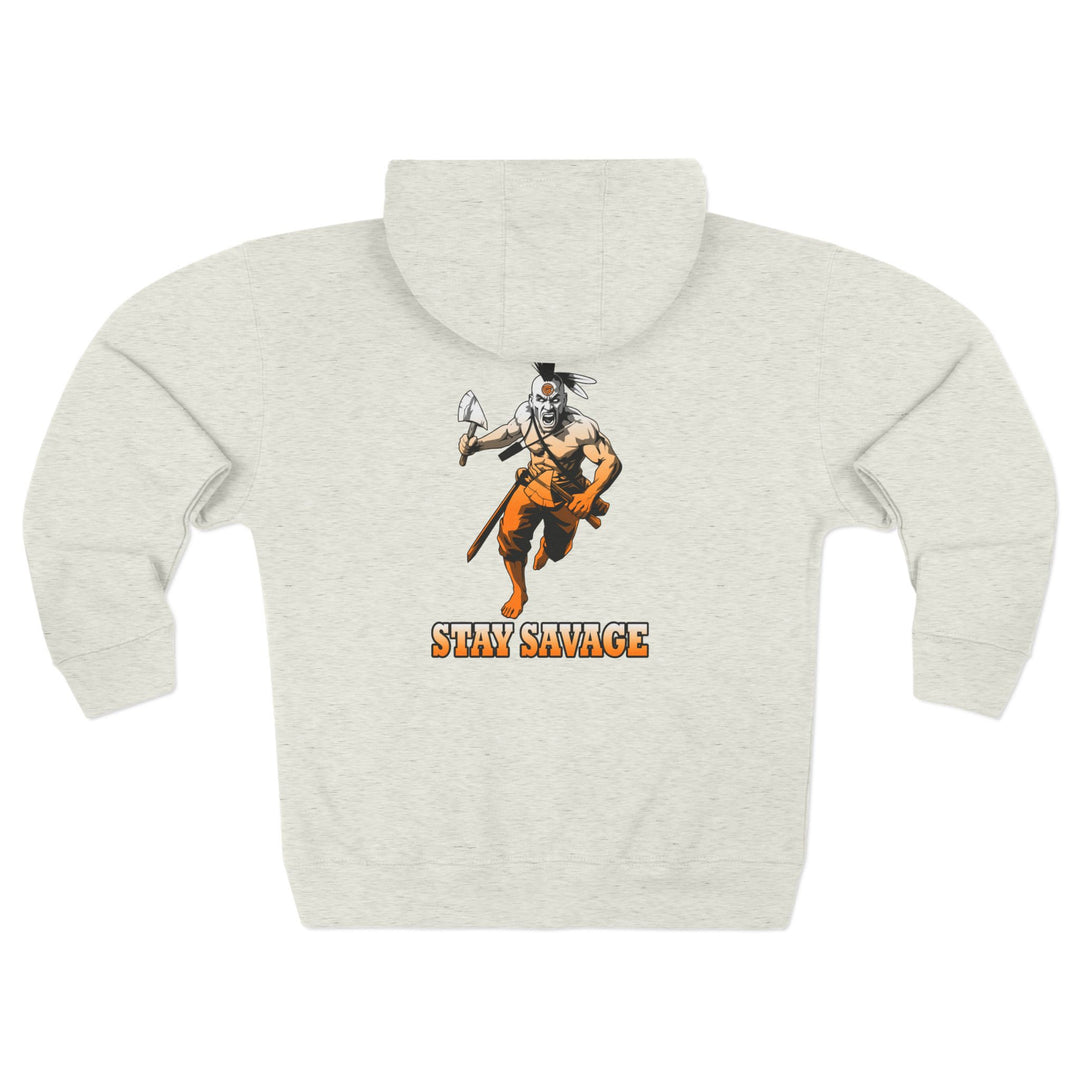 CG MAC ORANGE WHITE FADE /STAY SAVAGE ZIP UP