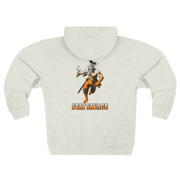 CG MAC ORANGE WHITE FADE /STAY SAVAGE ZIP UP