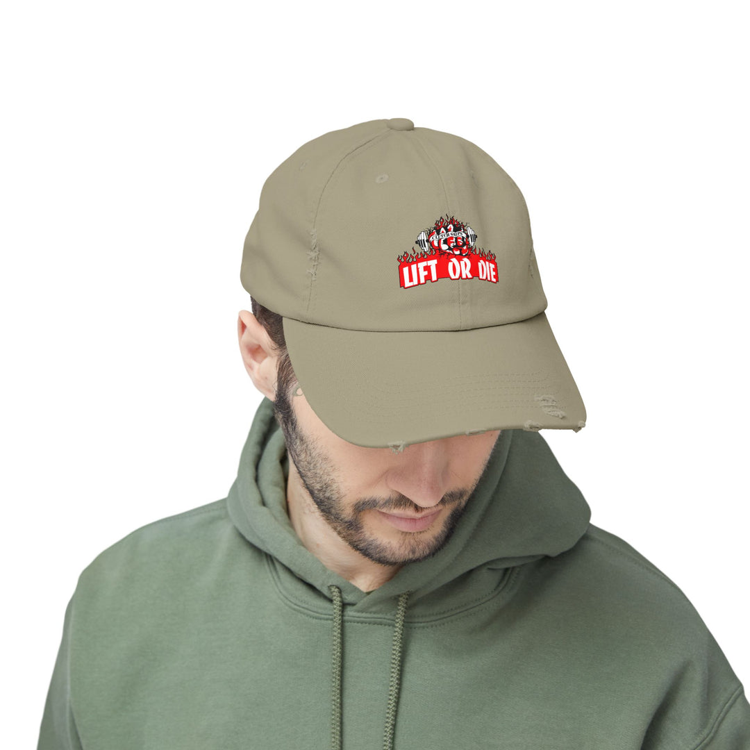 CG FIRE & FIST RED WHITE BLACK/LIFT OR DIE CAP