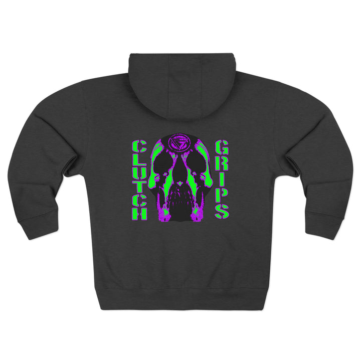 CG SKULLATOR PURPLE GREEN /CLUTCH GRIPS ZIP UP