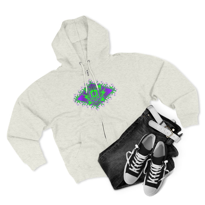 CG SERPENT SLAYER PURPLE GREEN /CONQUER ZIP UP