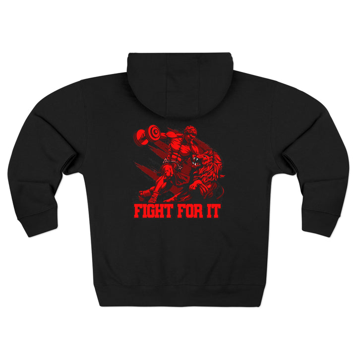 CG COLISEUM MAC RED /FIGHT FOR IT ZIP UP