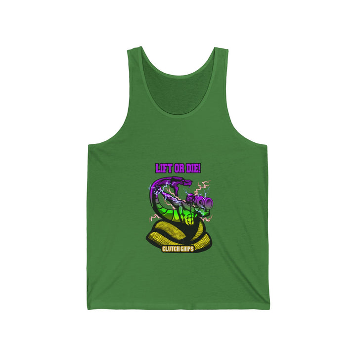 MAC VS SNAKE TANK YELLOW GREEN PURPLE / LIFT OR DIE!