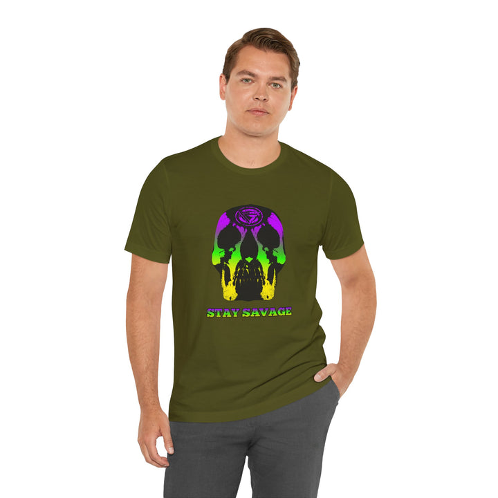 SKULLATOR YELLOW GREEN PURPLE /STAY SAVAGE