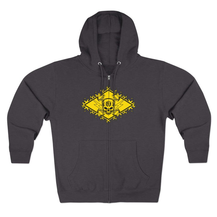 SPARTAN LIFT YELLOW BLACK/READY FOR WAR ZIP UP