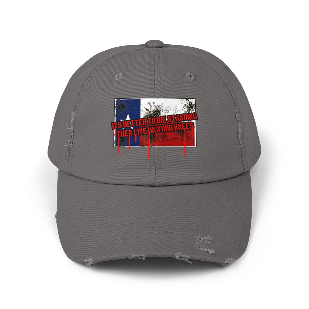 TEXAS FLAG BETTER TO DIE STANDING THEN LIVE O YOUR KNEE'S/CAP