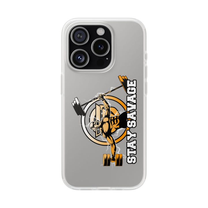 SPARTAN LIFT ORANGE WHITE PHONE CASE/STAY SAVAGE