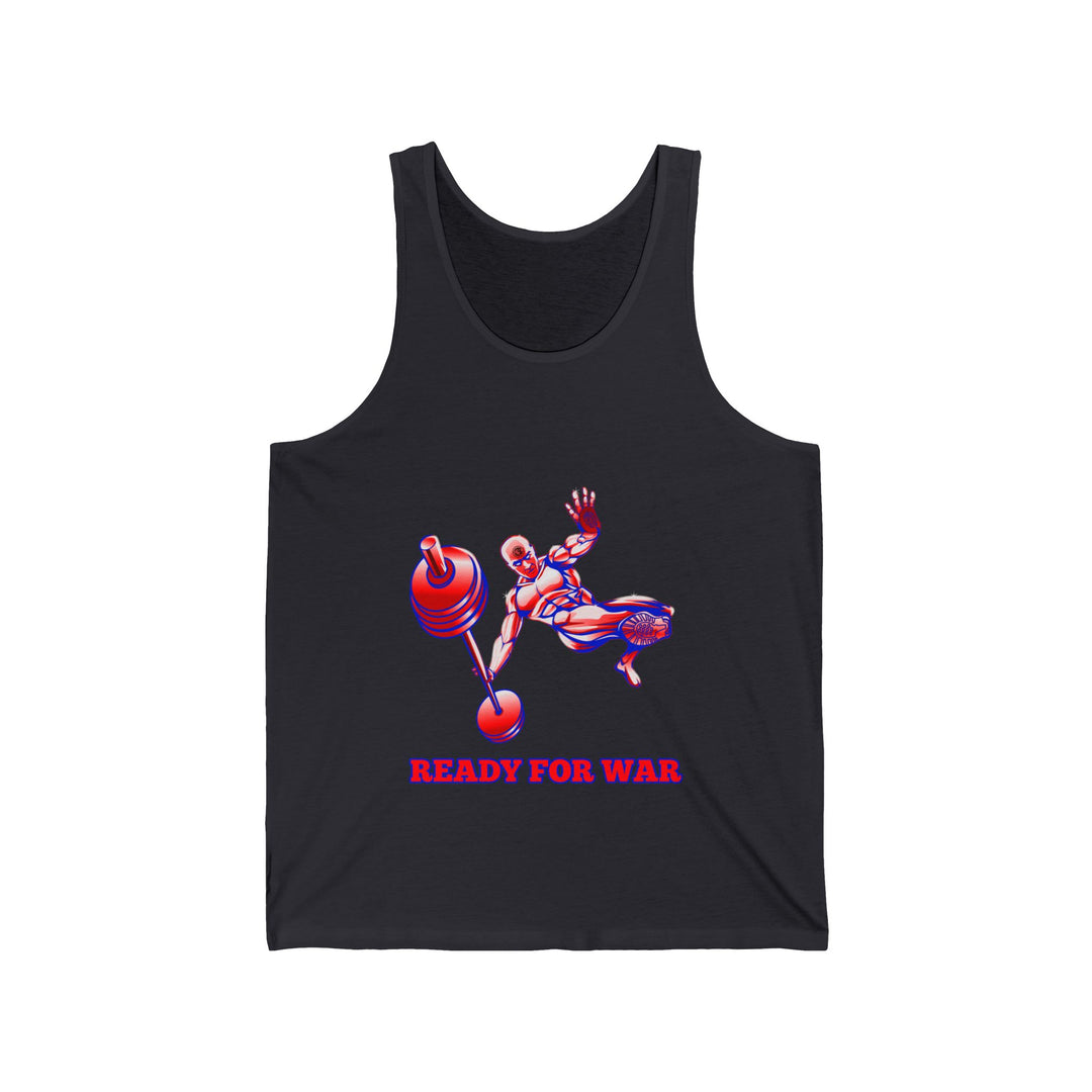 MAC-JUMP RED WHITE BLUE TANK/ READY FOR WAR