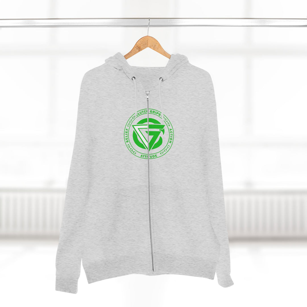 CG LION HEART GREEN WHITE /STAY SAVAGE ZIP UP