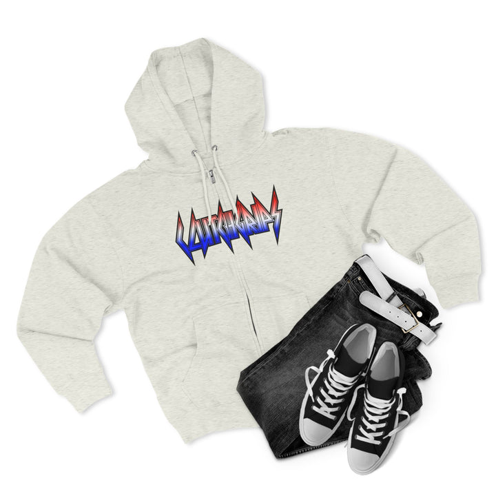 CG A AMERICAN WARRIORS RED WHITE BLUE FADE /BRINGING IT BACK ZIP UP