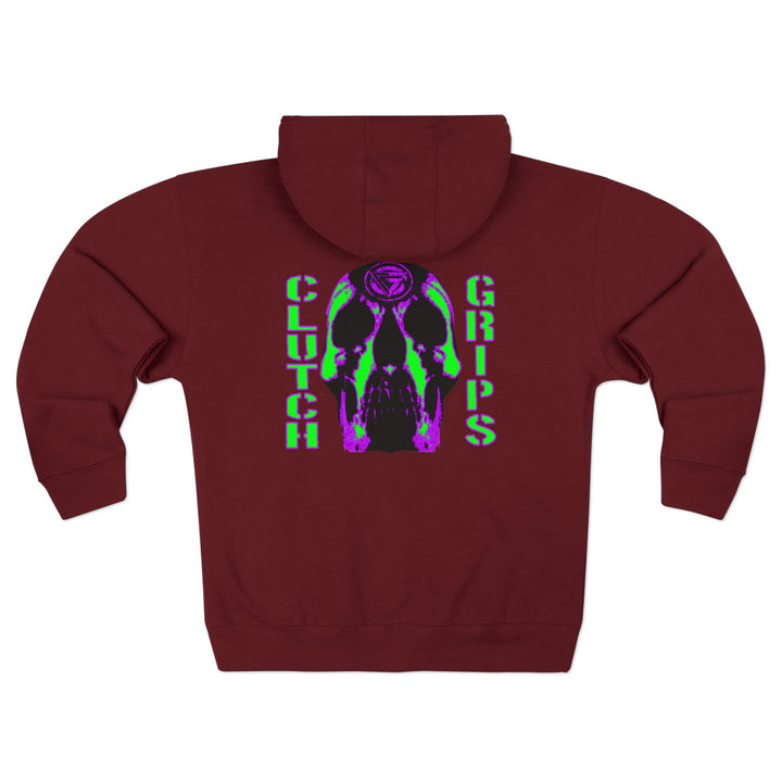 CG SKULLATOR PURPLE GREEN /CLUTCH GRIPS ZIP UP