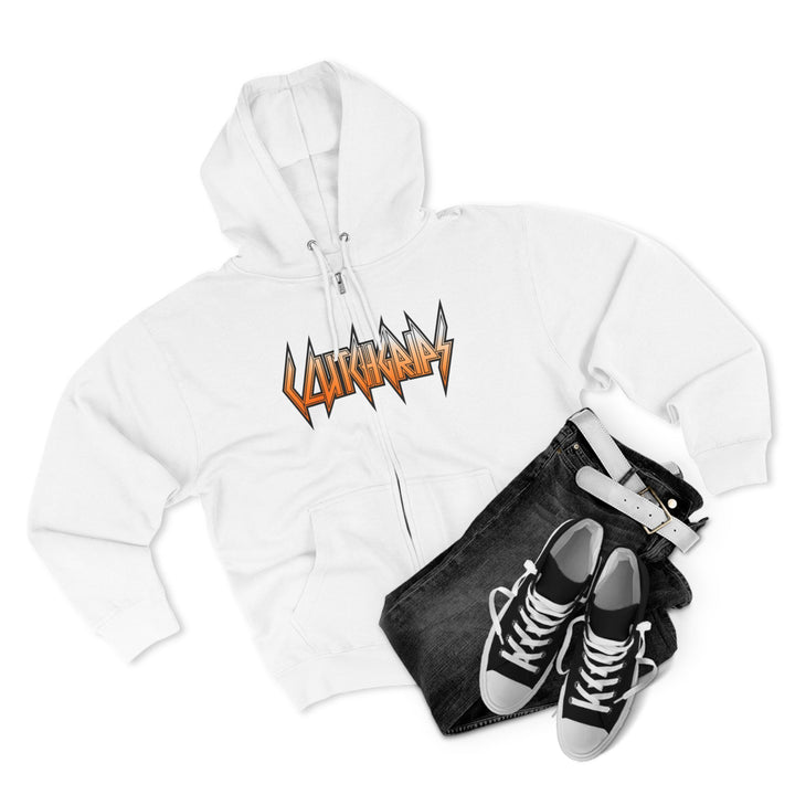 CG A AMERICAN WARRIORS ORANGE WHITE FADE /AMERICAN SAVAGE ZIP UP