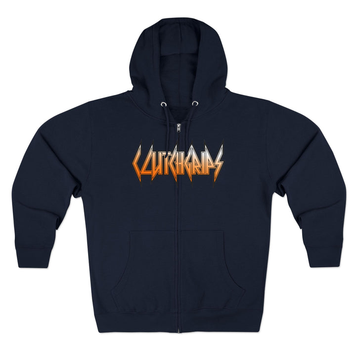 CG SKULLATOR SGL BELL DRAGON TIGER ORANGE WHITE  FADE /READY FOR WAR ZIP UP