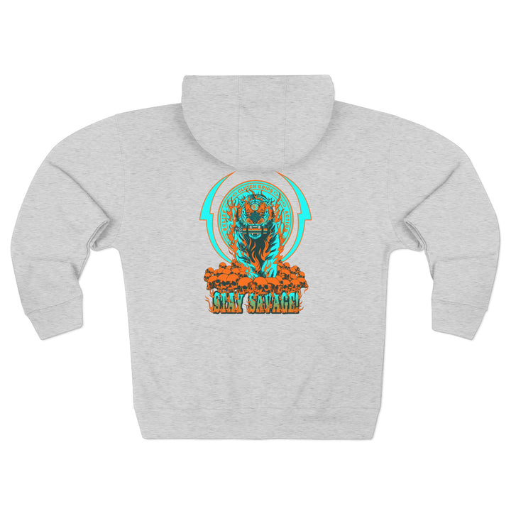 CG DYNAMITE TIGER MIAMI COLORS ZIP UP