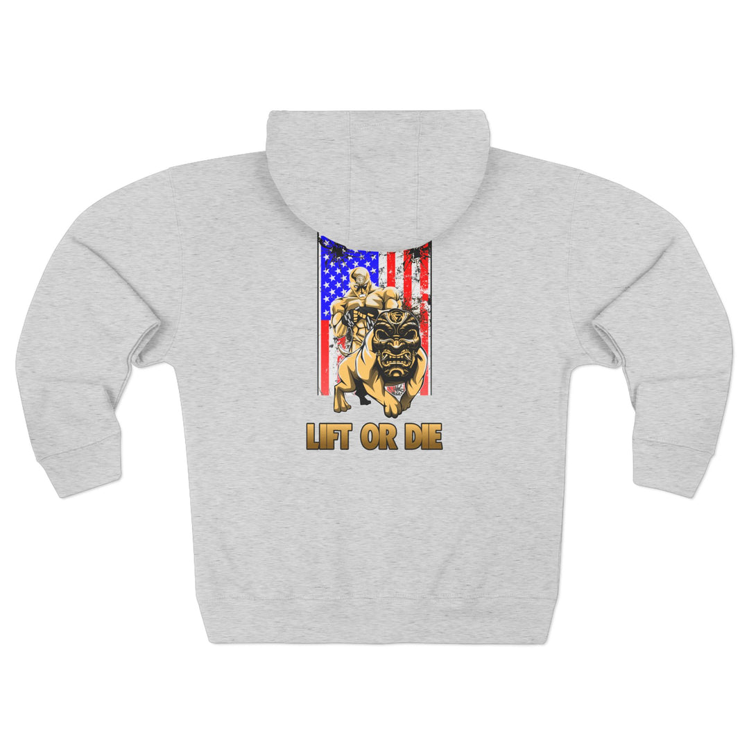 CG ANGRY DG USA BULLET PROOF /LIFT OR DIE ZIP UP