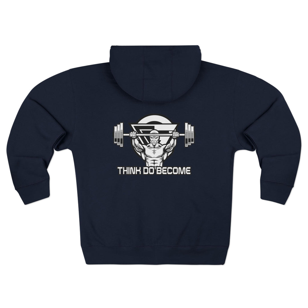 ENTER THE MAC BLACK WHITE /THINK DO BECOME ZIP UP