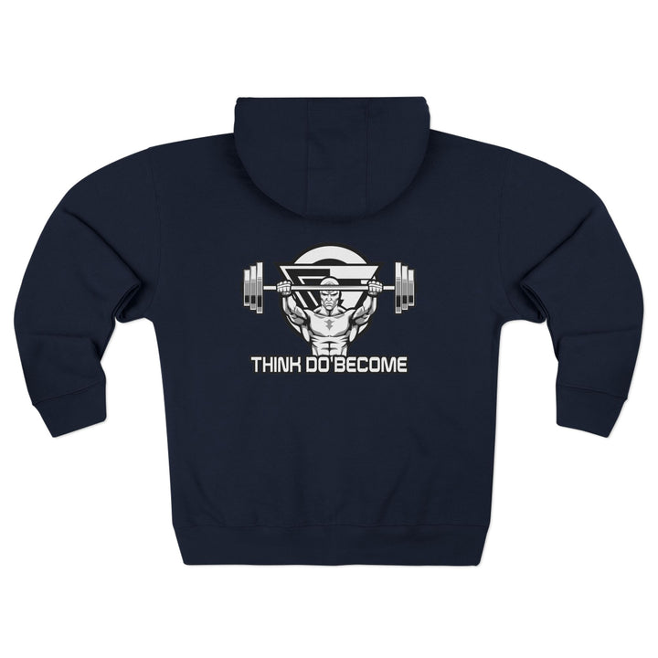 ENTER THE MAC BLACK WHITE /THINK DO BECOME ZIP UP