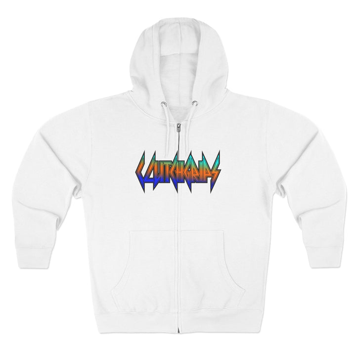 CG MAC SNAP DRAGON BLUE ORANGE AQUA /LIFT OR DIE ZIP UP