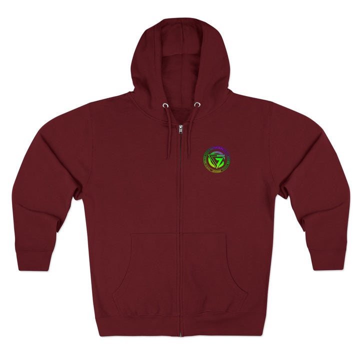 CG GRIP MASTER MAC YELLOW GREEN PURPLE /LIFT OR DIE ZIP UP