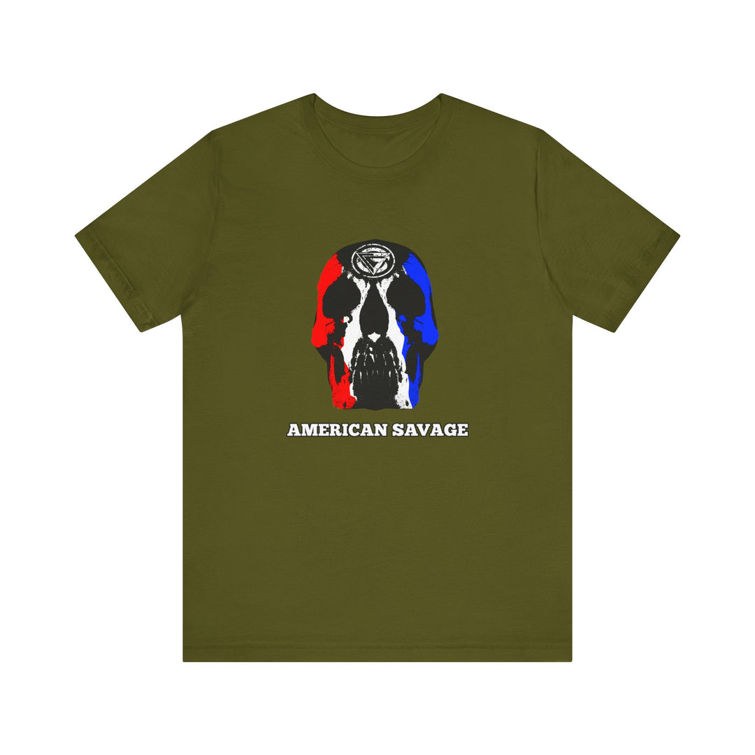 SKULLATOR RED WHITE BLUE /AMERICAN SAVAGE