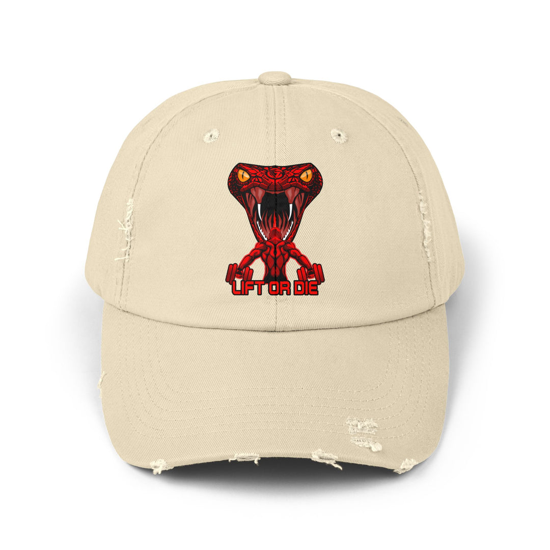 CG SNAKE VS MAN RED /LIFT OR DIE CAP