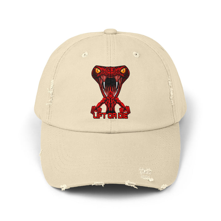 CG SNAKE VS MAN RED /LIFT OR DIE CAP