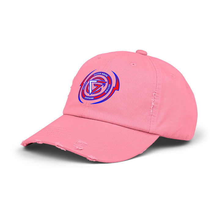 CG LOGO WITH LIGHTNING ARCHES RED WHITE BLUE /BELIEF ATTITUDE ACTION CAP