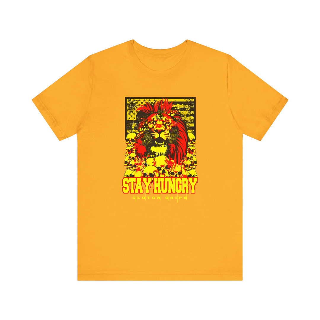 LION HEART YELLOW RED BLACK /STAY HUNGRY