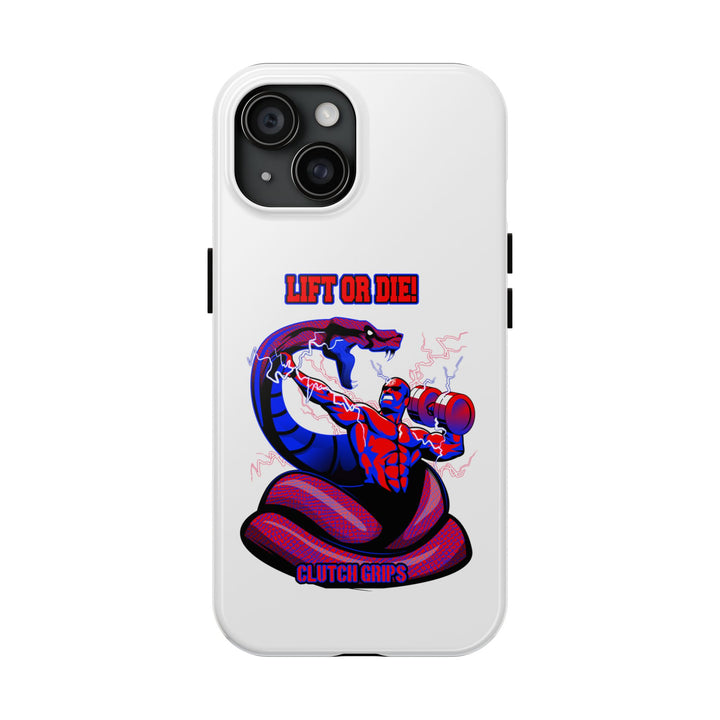 MAC VS SNAKE PHONE CASE RED BLUE /LIFT OR DIE