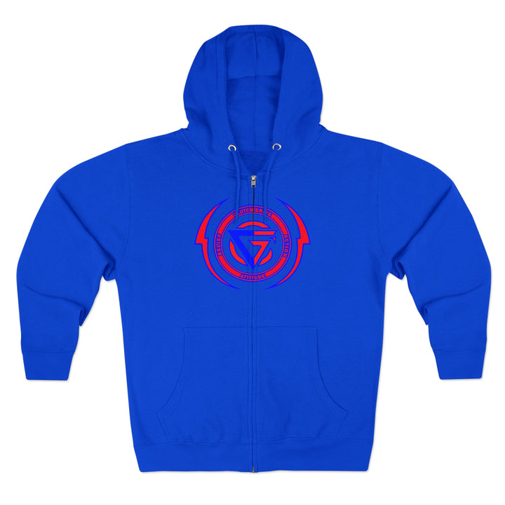 CG STAND OFF RED BLUE /AMERICAN SAVAGE ZIP UP