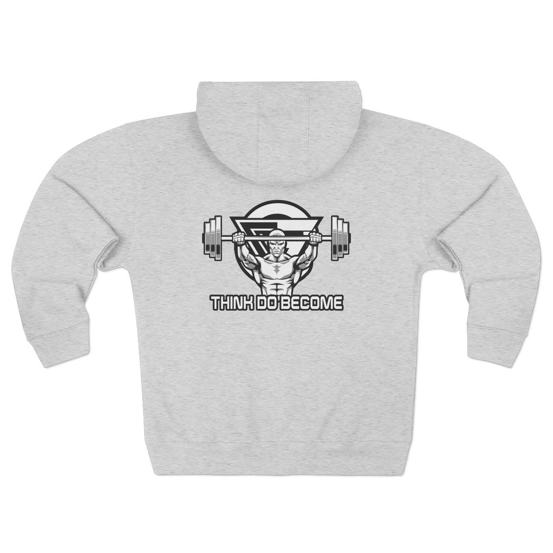 ENTER THE MACK BLACK WHITE /THINK DO BECOME ZIP UP