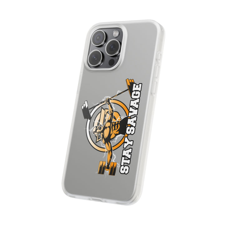 SPARTAN LIFT ORANGE WHITE PHONE CASE/STAY SAVAGE