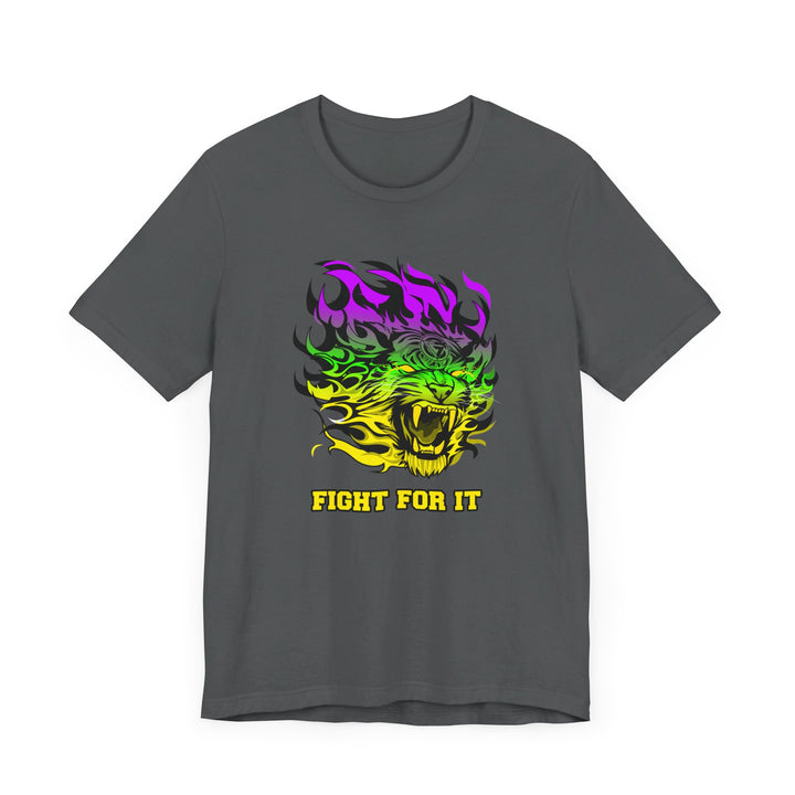 TIGER FLAME YELLOW GREEN PURPLE /FIGHT FOR IT